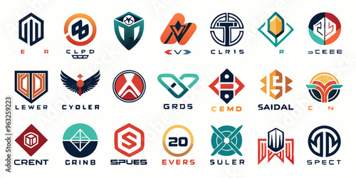 vector illustration of a set of christmas symbols