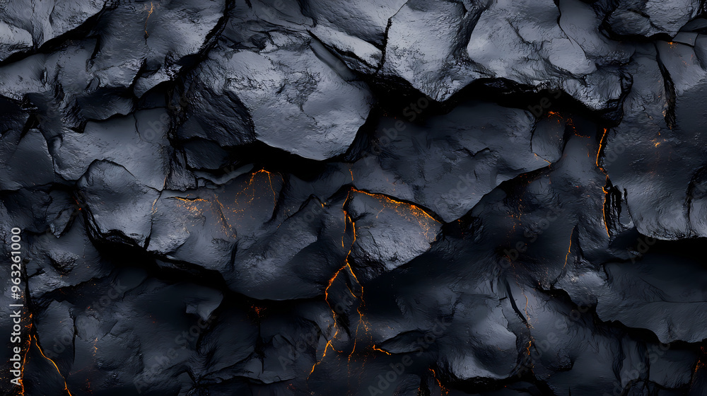 Black volcanic rock background. abstract black cooled lava. Volcanic. Illustration Black volcanic rock background. abstract black cooled lava. Volcanic. Illustration