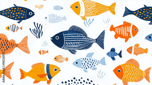 fish pattern graphics