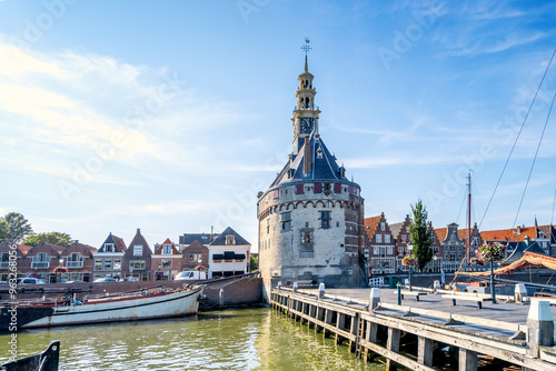 The Hoofdtoren, Altstadt, Hoorn, IJsselmeer, Niederlande 