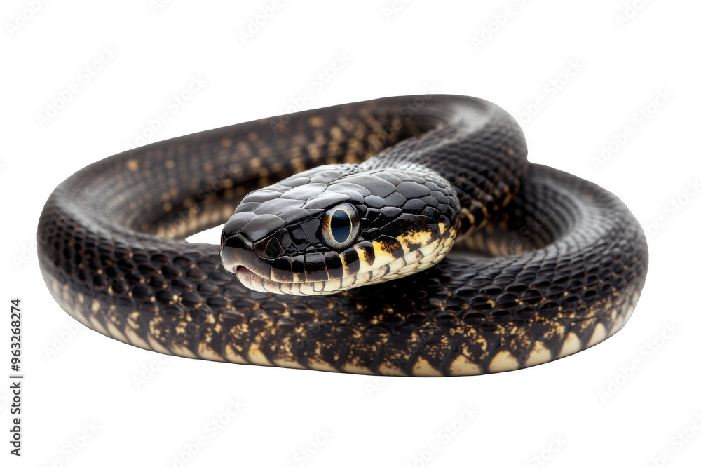 Poisonous snake on transparent background Poisonous snake on transparent background