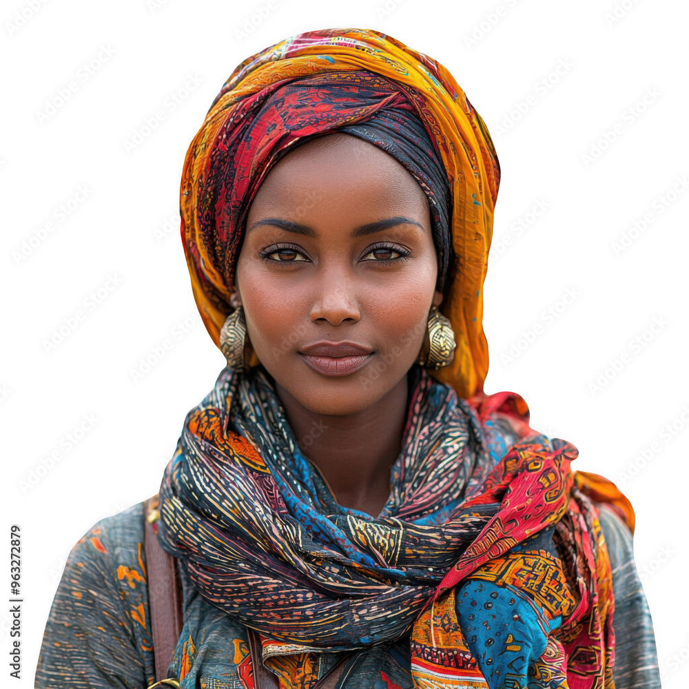 Chad Chadian woman isolated on a transparent background png file no background png file Chad Chadian woman isolated on a transparent background png file no background png file