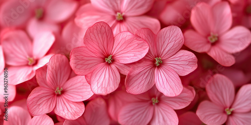 Hot Pink Petals: A close-up of delicate hot pink flowers.