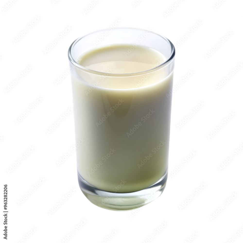 Glass of milk isolated on transparent background Glass of milk isolated on transparent background