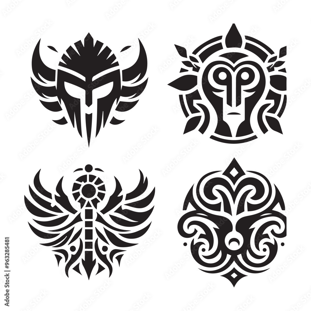 Tribal butterfly tattoo design Tribal butterfly tattoo design