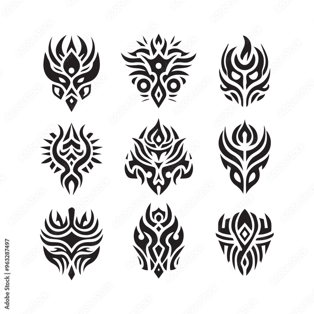 Tribal butterfly tattoo design Tribal butterfly tattoo design