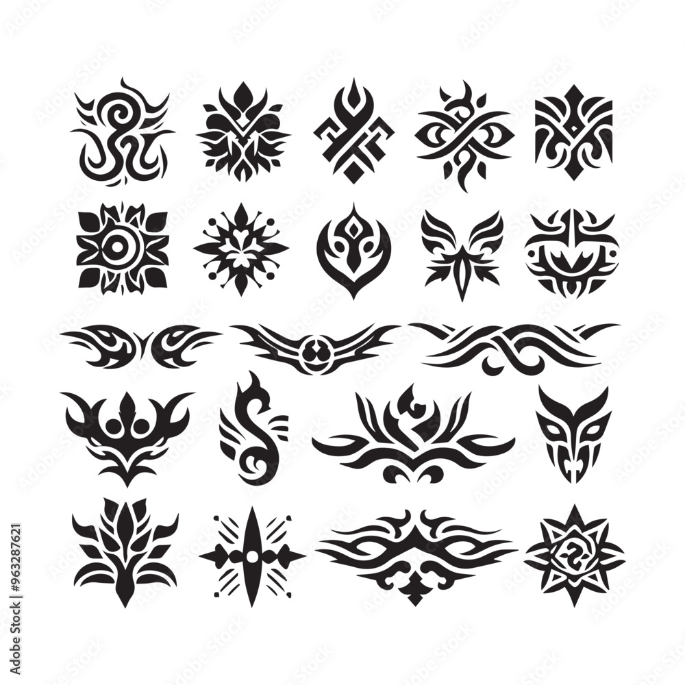 Tribal butterfly tattoo design Tribal butterfly tattoo design