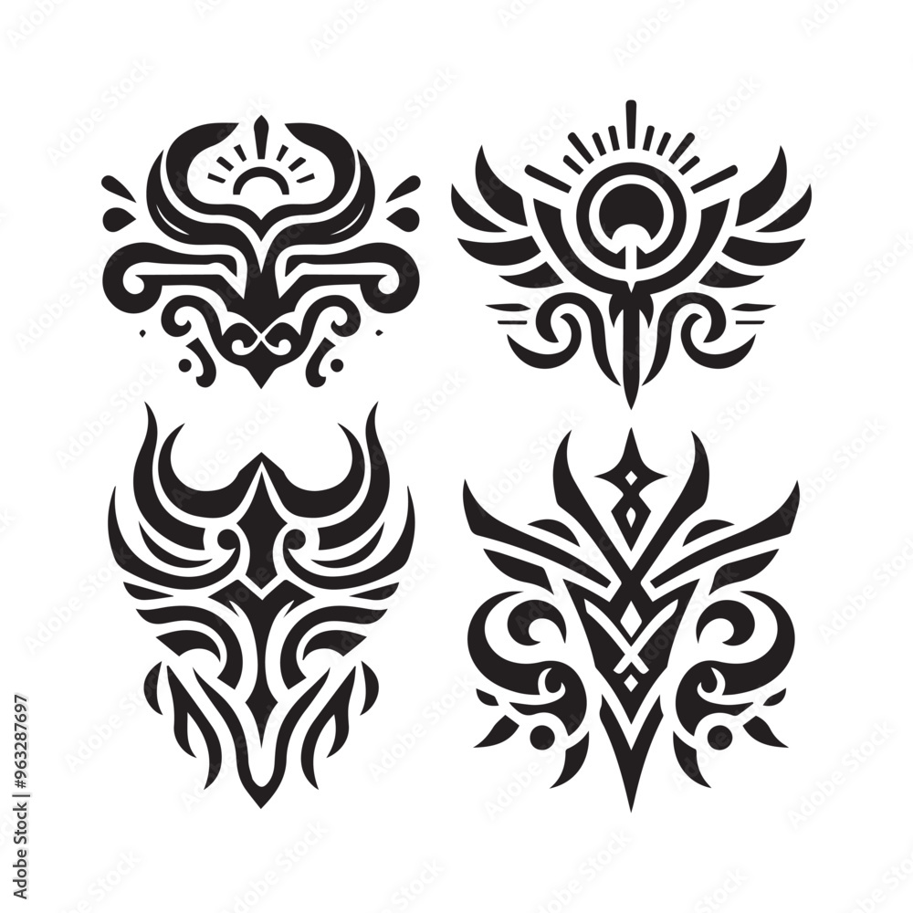 Tribal butterfly tattoo design Tribal butterfly tattoo design
