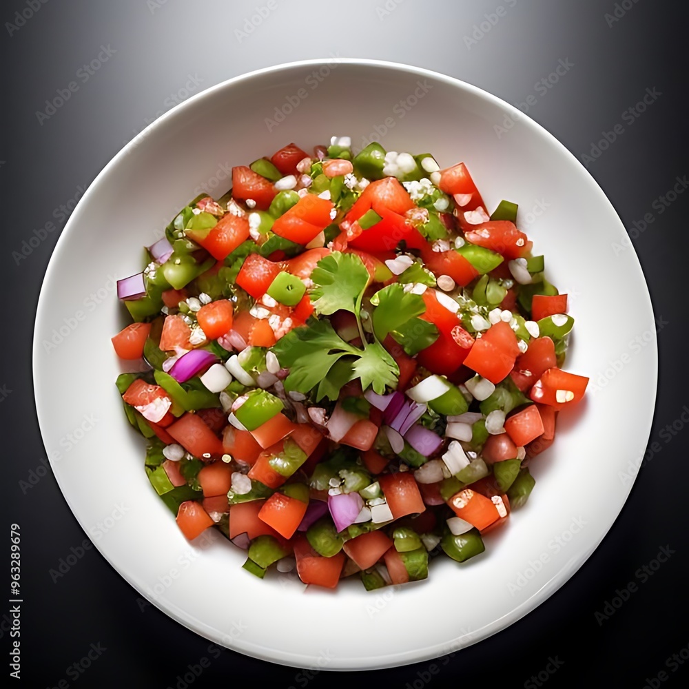 Fresh tomato and onion pico de gallo Fresh tomato and onion pico de gallo