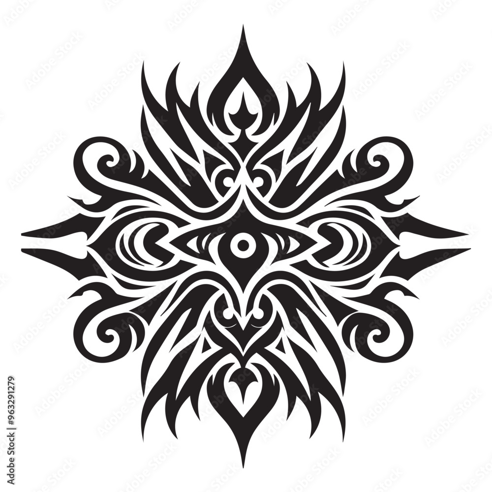 Tattoos tribal designs bundle collection in a white background Tattoos tribal designs bundle collection in a white background