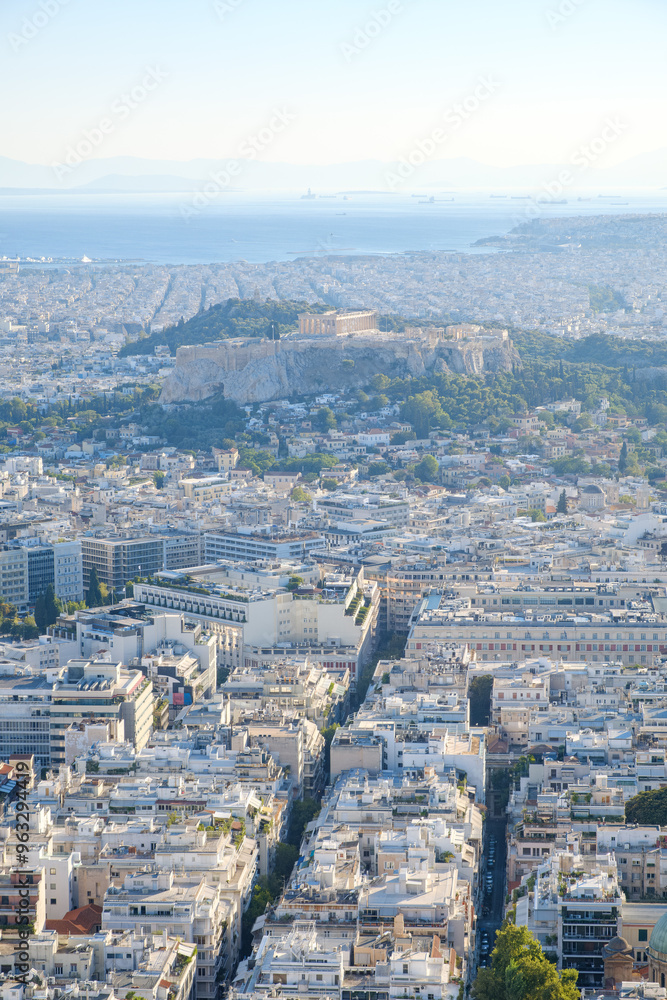 Aerial View of Athens and the Acropolis Aerial View of Athens and the Acropolis