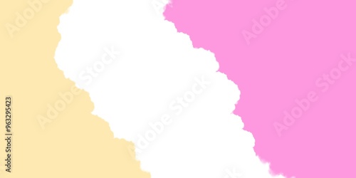 Abstract background with soft pastel colors in yellow, pink, and white, perfect for feminine and cheerful designs. 