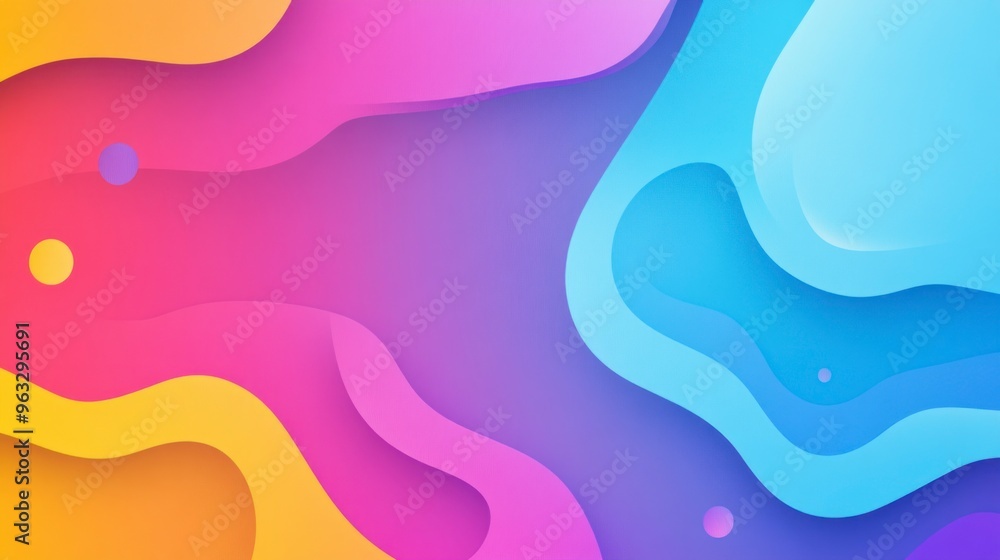 Abstract Colorful Background with Layers and Shapes Abstract Colorful Background with Layers and Shapes
