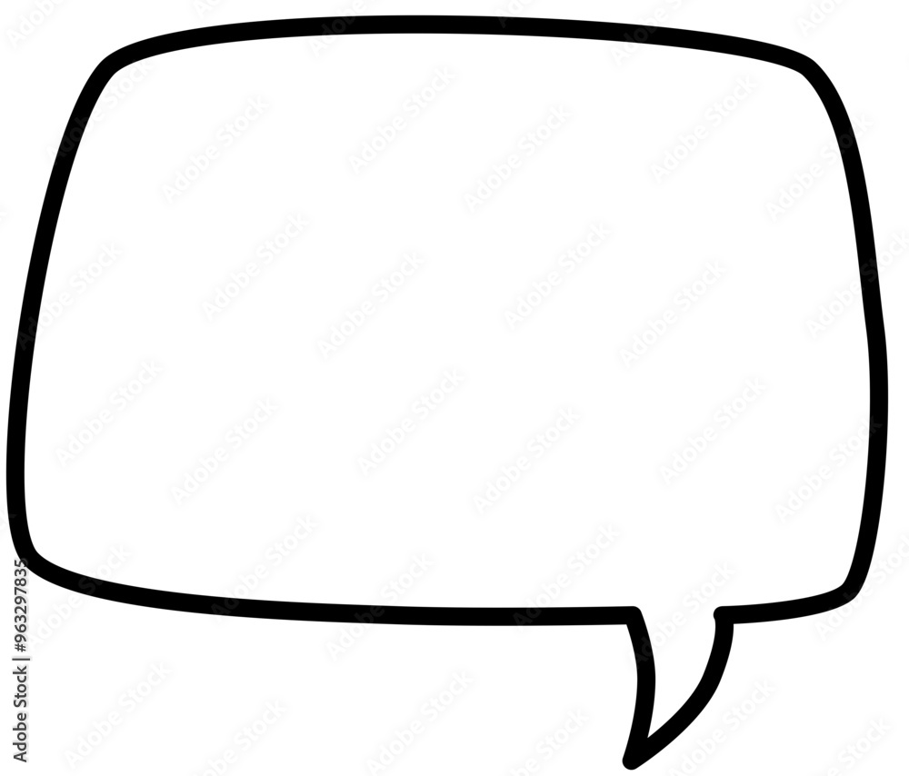Hand drawn speech bubble chat. Stock illustration for design template web site, presentation, message, communication, comments and notes. Hand drawn speech bubble chat. Stock illustration for design template web site, presentation, message, communication, comments and notes.