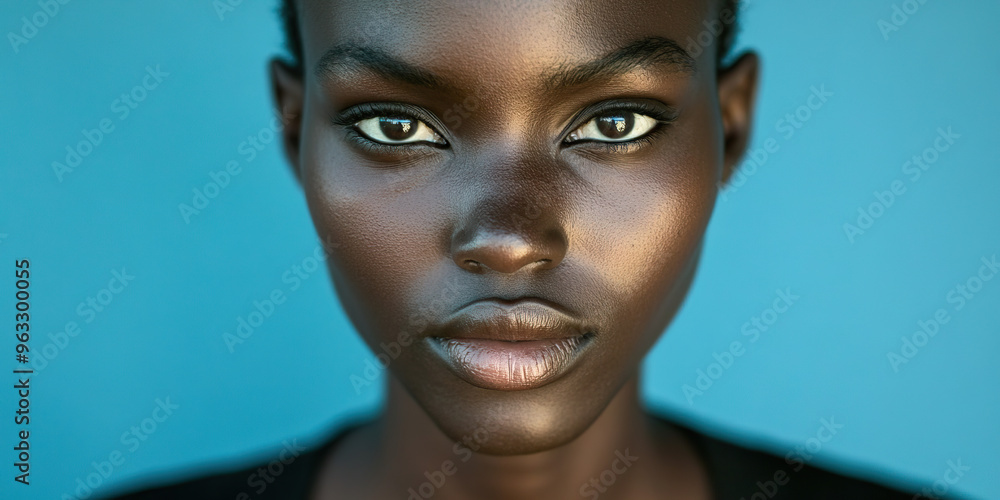 Minimalist Mugshot: A serene close-up portrait of a person's face in neutral expression, without any distractions. Minimalist Mugshot: A serene close-up portrait of a person's face in neutral expression, without any distractions.