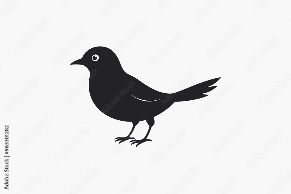 bird logo silhouette vector illustration bird logo silhouette vector illustration