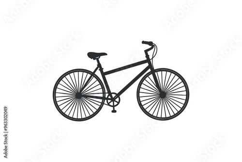 cycle line art vector silhouette