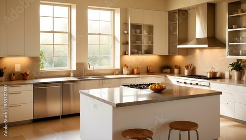 Photo interior modern design room 3d illustration