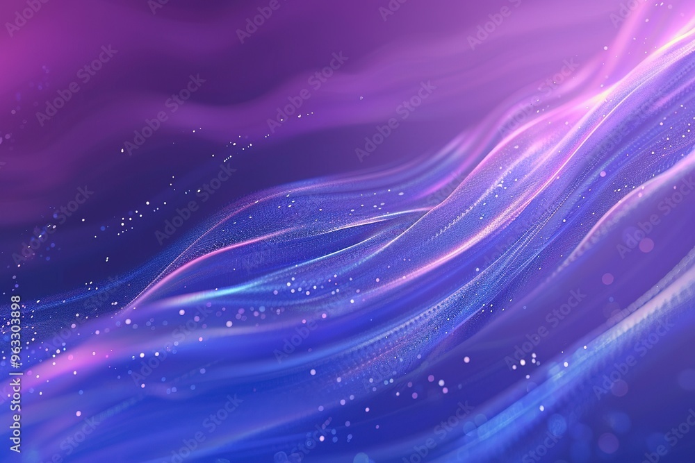 A purple and blue wave with a lot of glitter A purple and blue wave with a lot of glitter