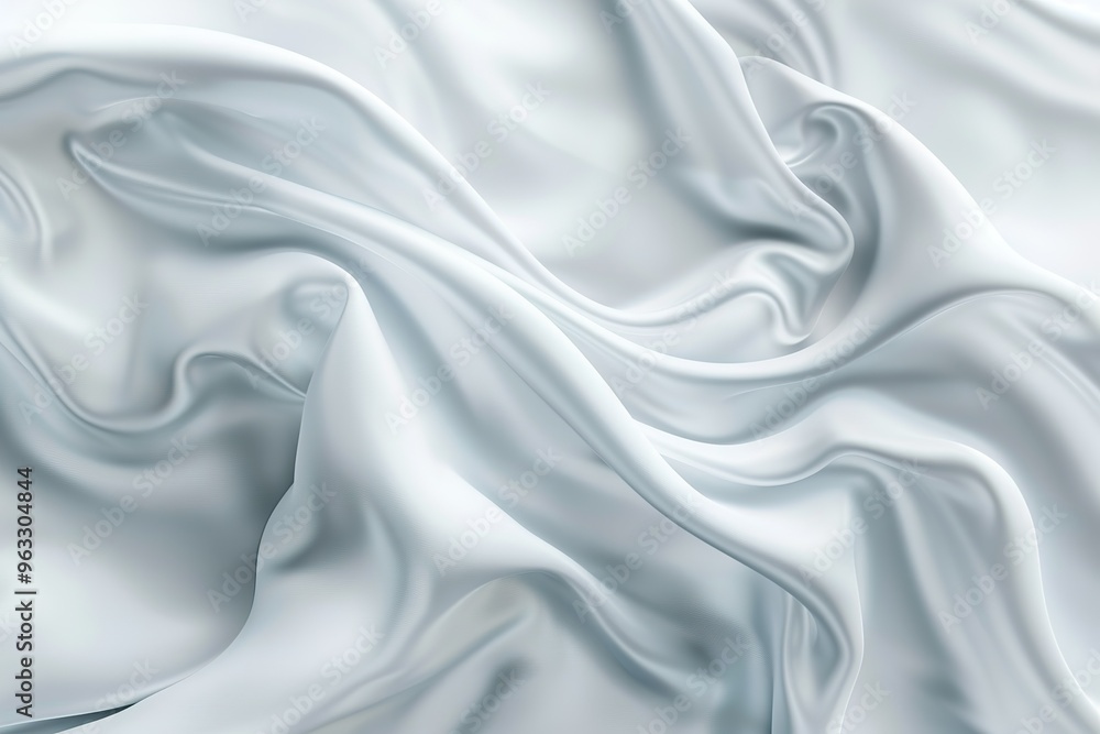 A white fabric with a smooth texture A white fabric with a smooth texture