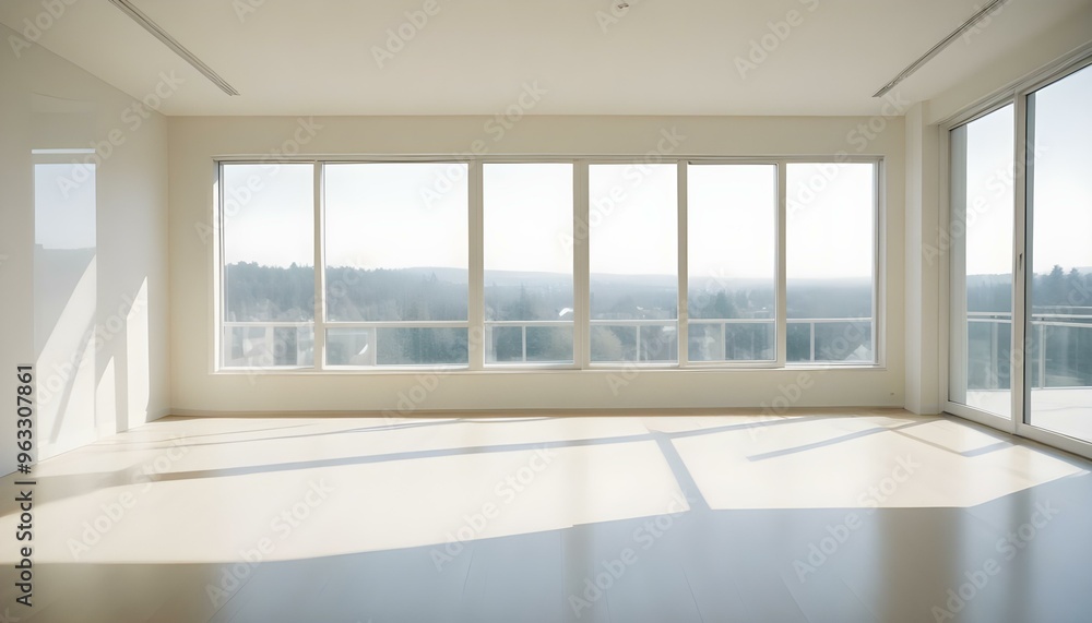 Obraz premium Photo interior modern design room 3d illustration