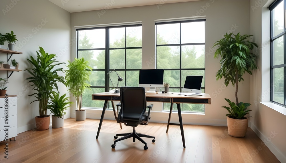 Photo interior modern design room 3d illustration Photo interior modern design room 3d illustration
