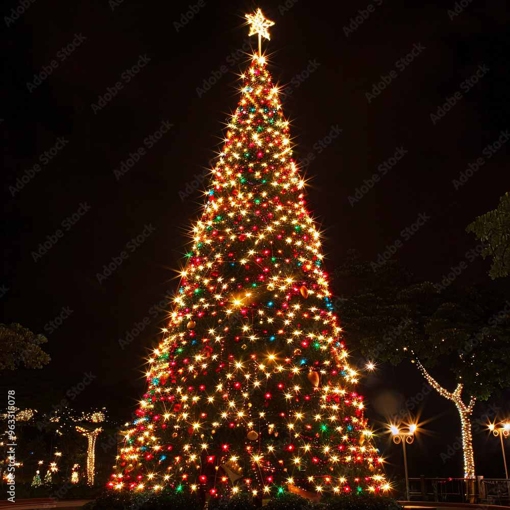 Christmas tree with gifts Christmas tree with gifts