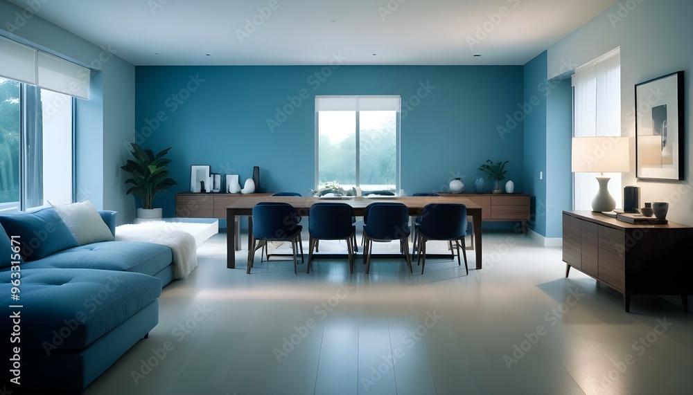 Photo interior modern design room 3d illustration Photo interior modern design room 3d illustration