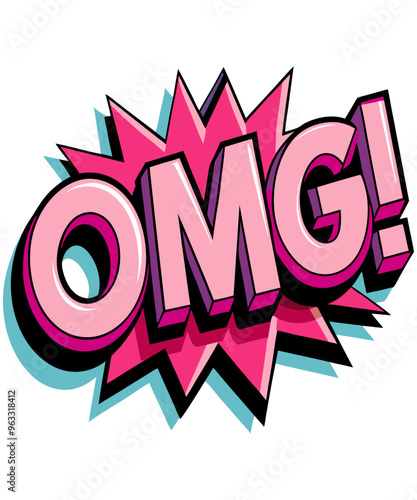 Comic text effect  clipart