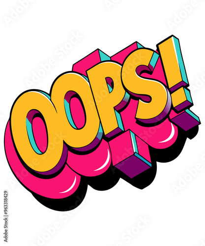Comic text effect  clipart