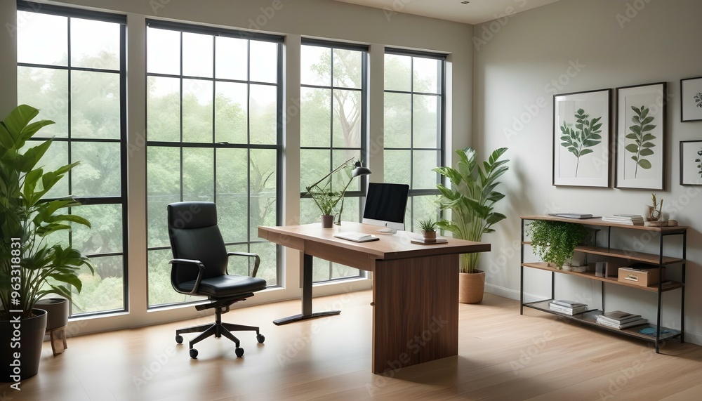 Photo interior modern design room 3d illustration Photo interior modern design room 3d illustration
