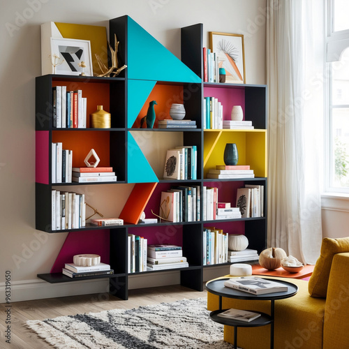 Wallpaper Mural artificial intelligence realistic background library room and book Torontodigital.ca