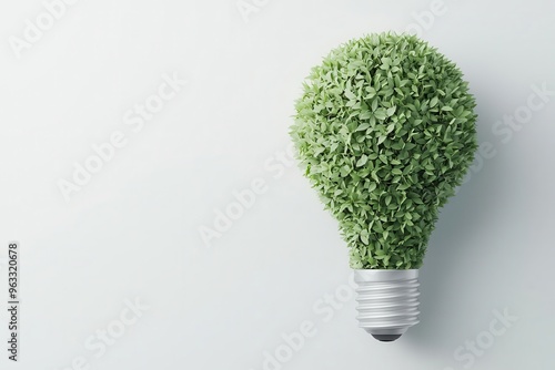 Wallpaper Mural light bulb with green grass Torontodigital.ca