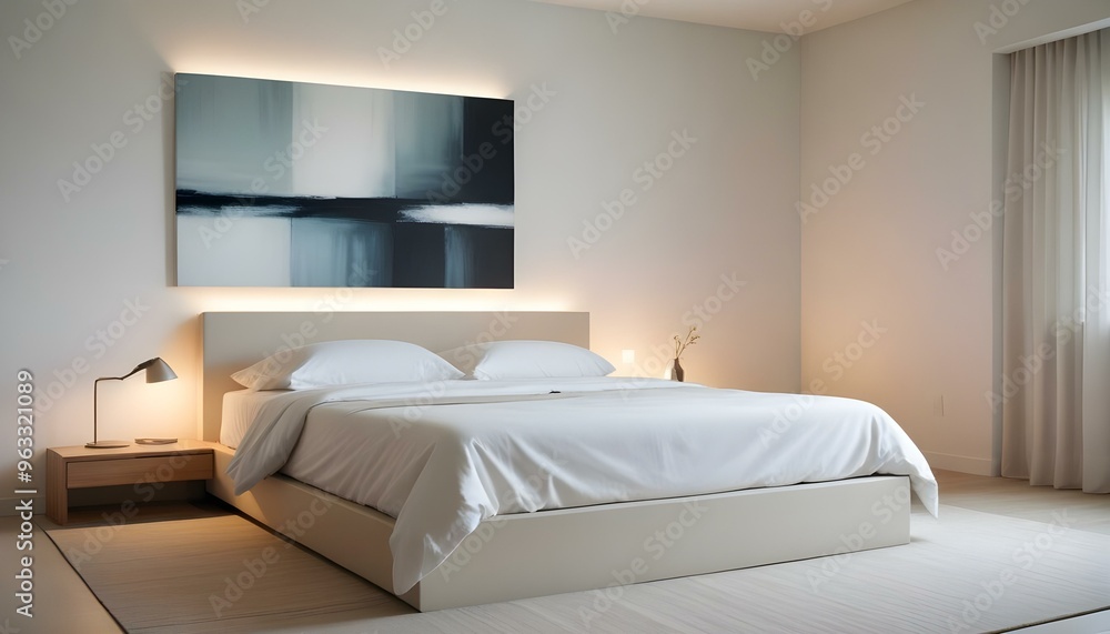 Photo interior modern design room 3d illustration Photo interior modern design room 3d illustration