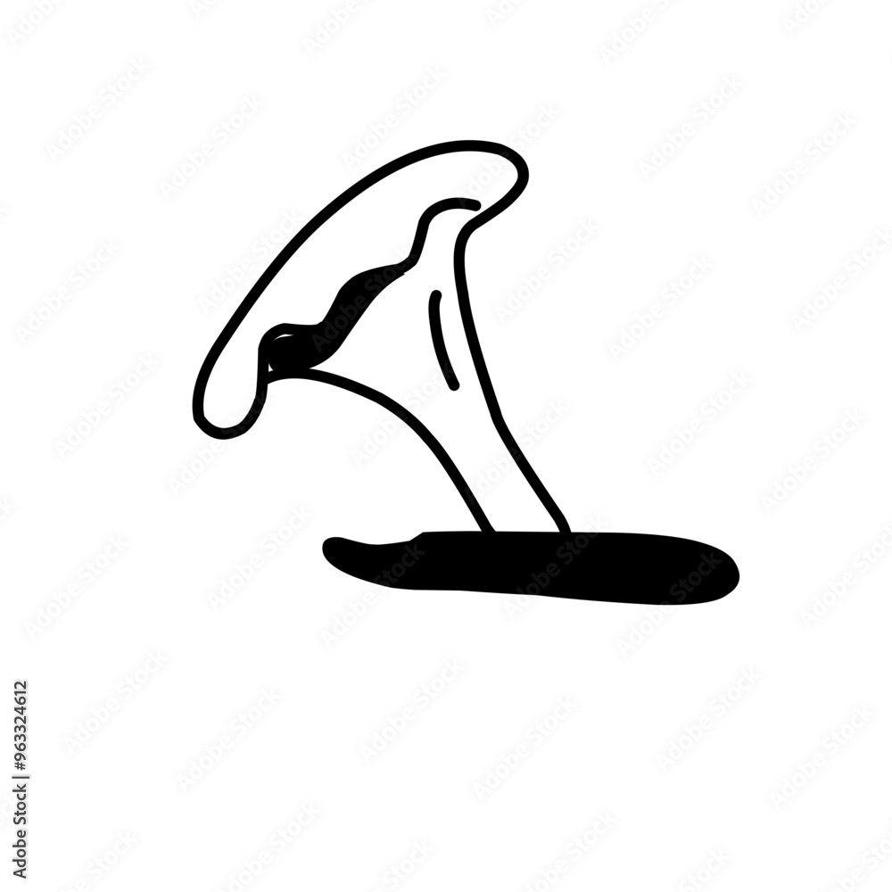 Fototapeta premium Hand drawn mushrooms. Vector illustration.