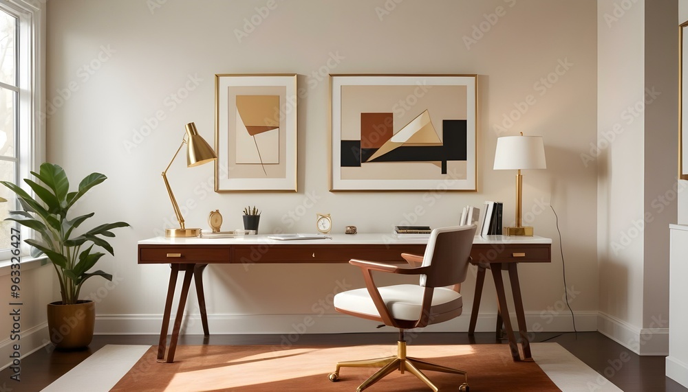 Photo interior modern design room 3d illustration Photo interior modern design room 3d illustration