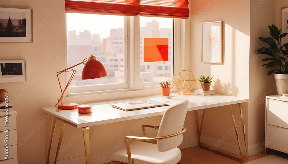 Photo interior modern design room 3d illustration Photo interior modern design room 3d illustration