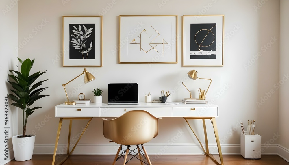 Photo interior modern design room 3d illustration Photo interior modern design room 3d illustration