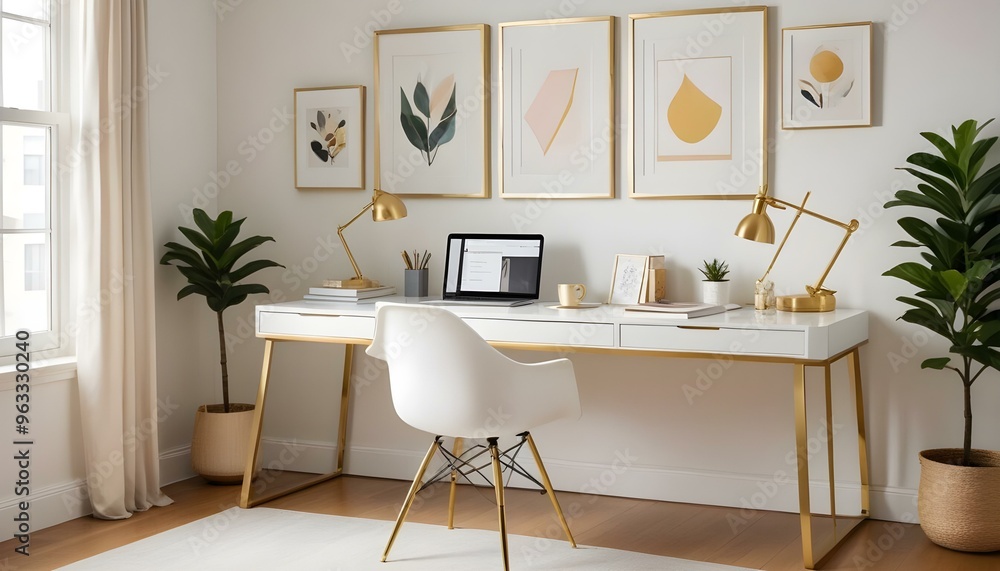 Photo interior modern design room 3d illustration Photo interior modern design room 3d illustration