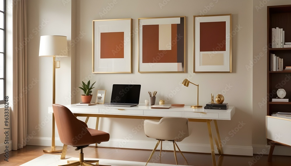 Photo interior modern design room 3d illustration Photo interior modern design room 3d illustration