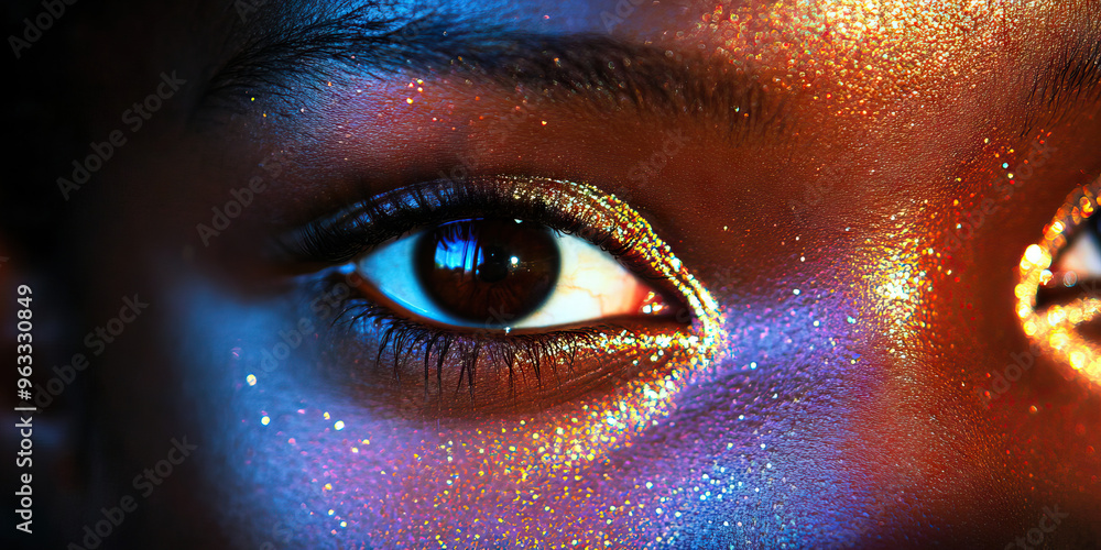 The Inspired Glow: A person's face illuminated, their eyes sparkling with creativity and passion. The Inspired Glow: A person's face illuminated, their eyes sparkling with creativity and passion.