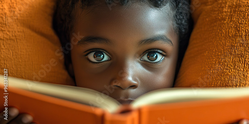 Open Book: An individual showing curiosity and willingness to learn, with a book half-open on their lap. photo