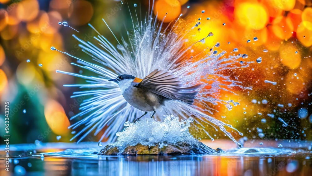 A spank bang hurtles through the air, frozen in midmotion, with a