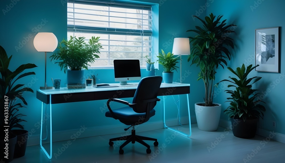 Photo interior modern design room 3d illustration Photo interior modern design room 3d illustration