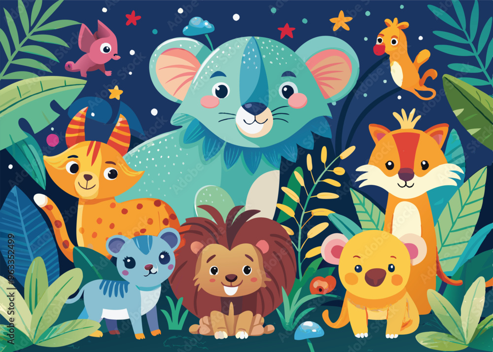 Whimsical Children’s Animal Illustrations Whimsical Children’s Animal Illustrations