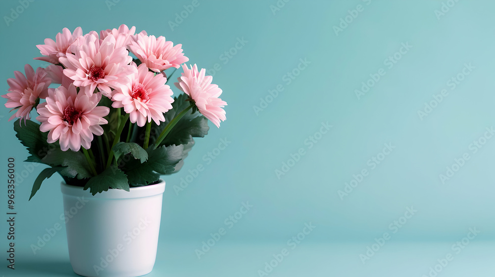 Mothers Day Flowers Gift Box Blue Background Mothers Day Flowers Gift Box Blue Background