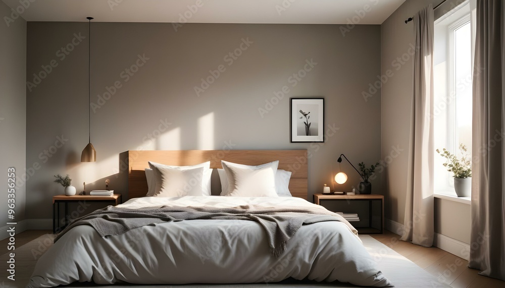Photo interior modern design room 3d illustration