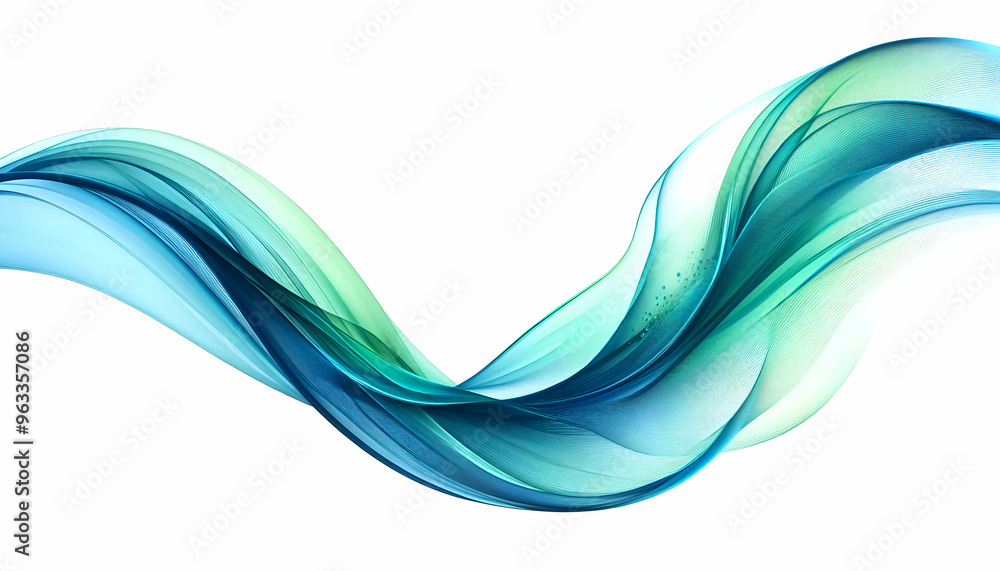 abstract stylish blue flowing waves design on white background abstract stylish blue flowing waves design on white background