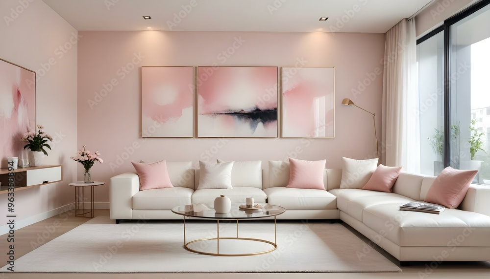Photo interior modern design room 3d illustration Photo interior modern design room 3d illustration