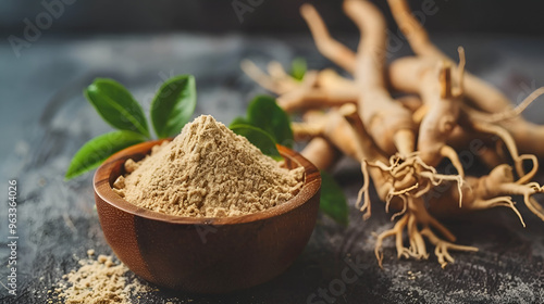 Ashwagandha, also known as Aswaganda, is an Ayurvedic herb that comes in powder and stem form.